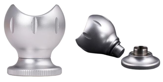 CIGAR STAND REST PUNCH SET - SILVER